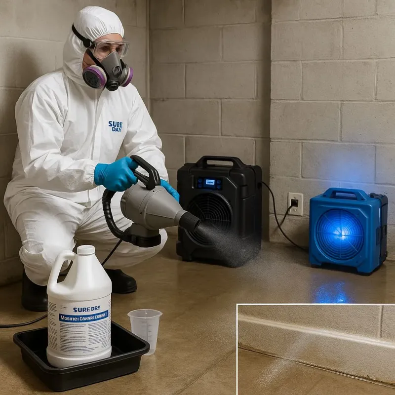 Sanitization and Odor Removal process in Oakwood, PA