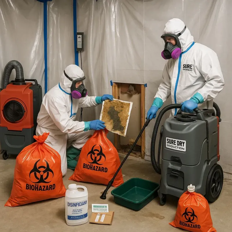 Contaminated Water Handling Protocols process in Oakwood, PA