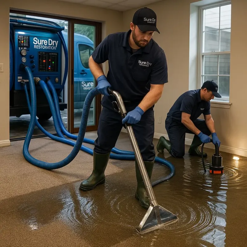 Water Extraction and Removal process in Oakwood, PA